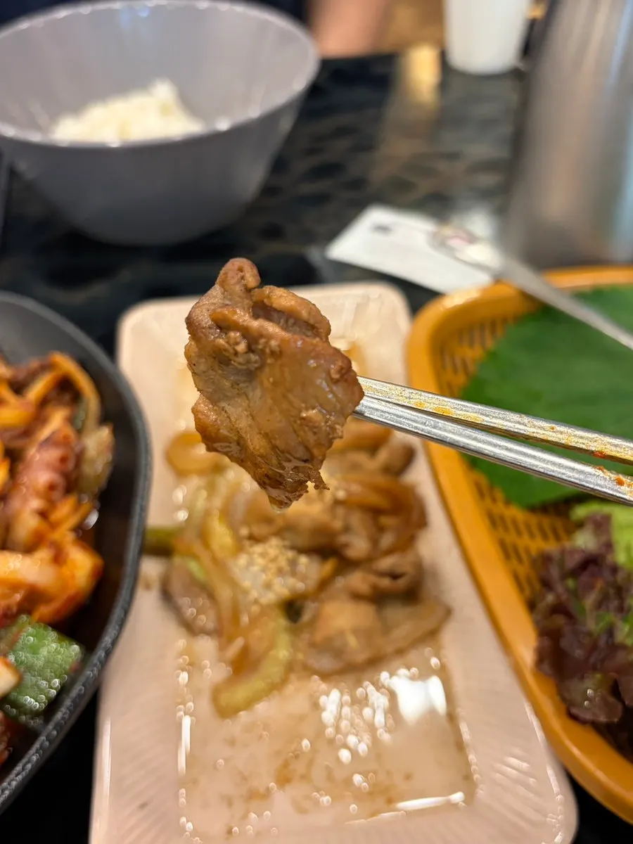 낙지볶음에 추가한 소면사리