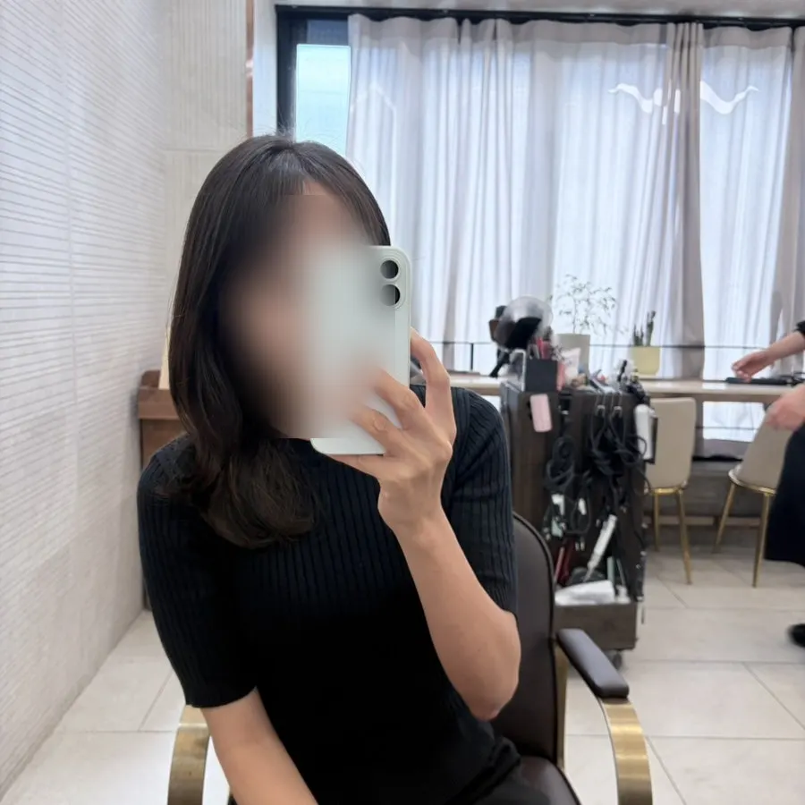 뿌리 볼륨이 살아난 애프터 머리