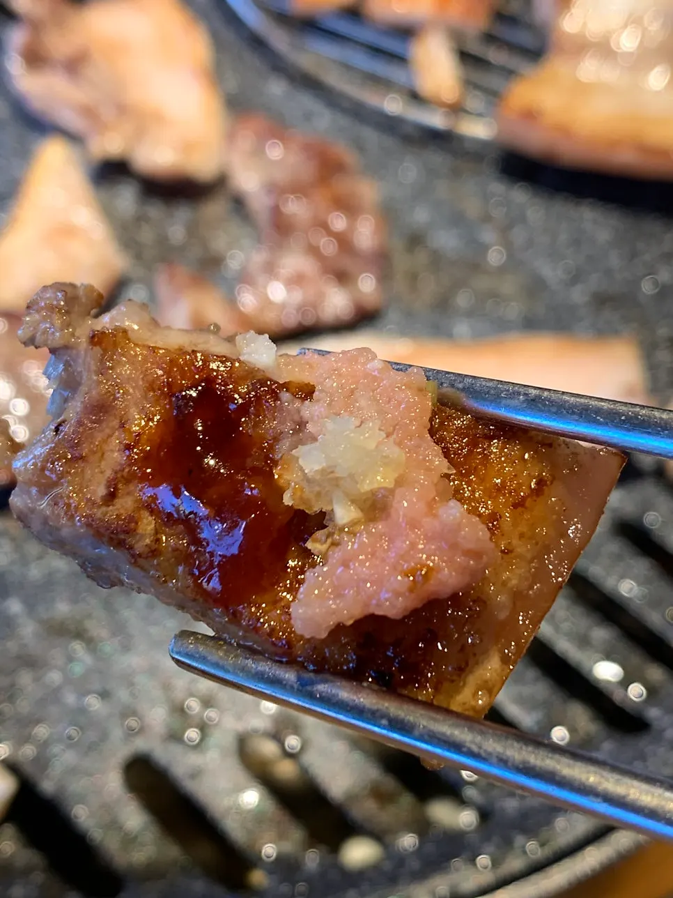 Pork belly served alongside mel-jeot
