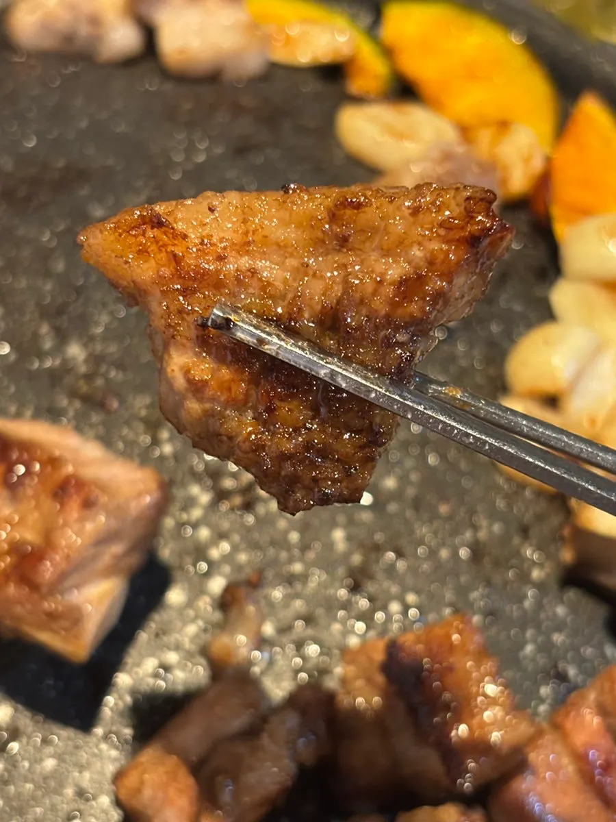 Deeply marinated pork ribs
