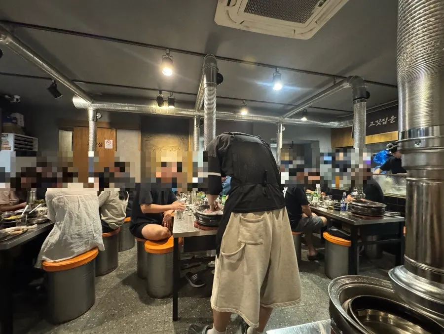 초량생갈비 매장 입구와 외관