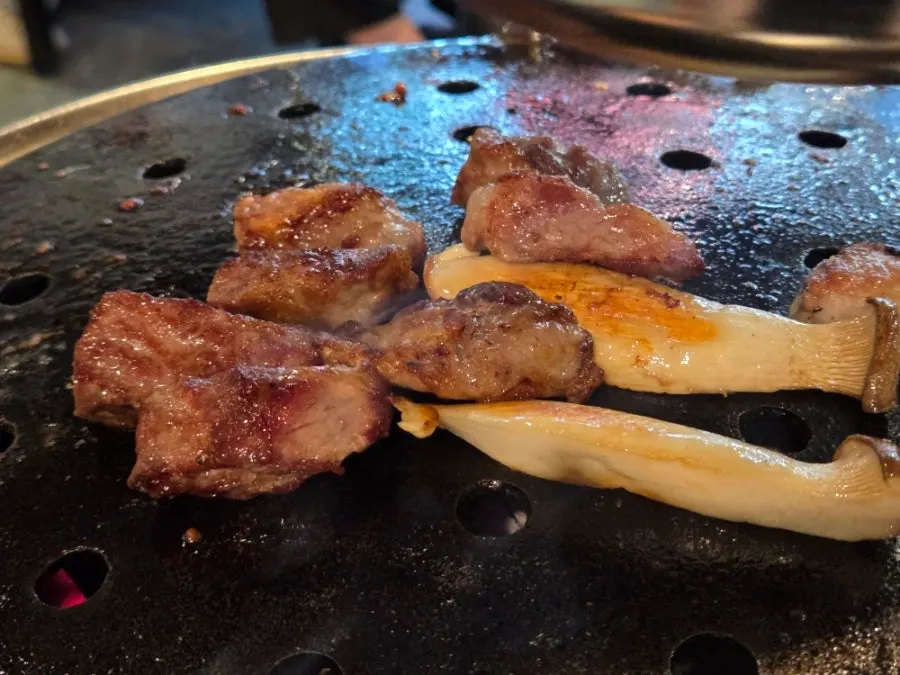A sliced, grilled piece of imperial cut