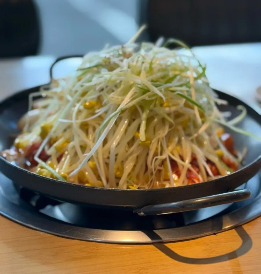 두루치기 메뉴 상차림