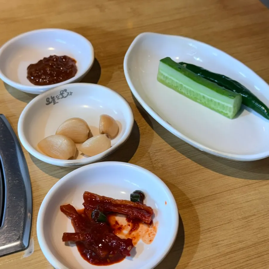 Table full of side dishes