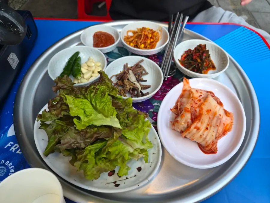 Chowon's dining area, lively with customers