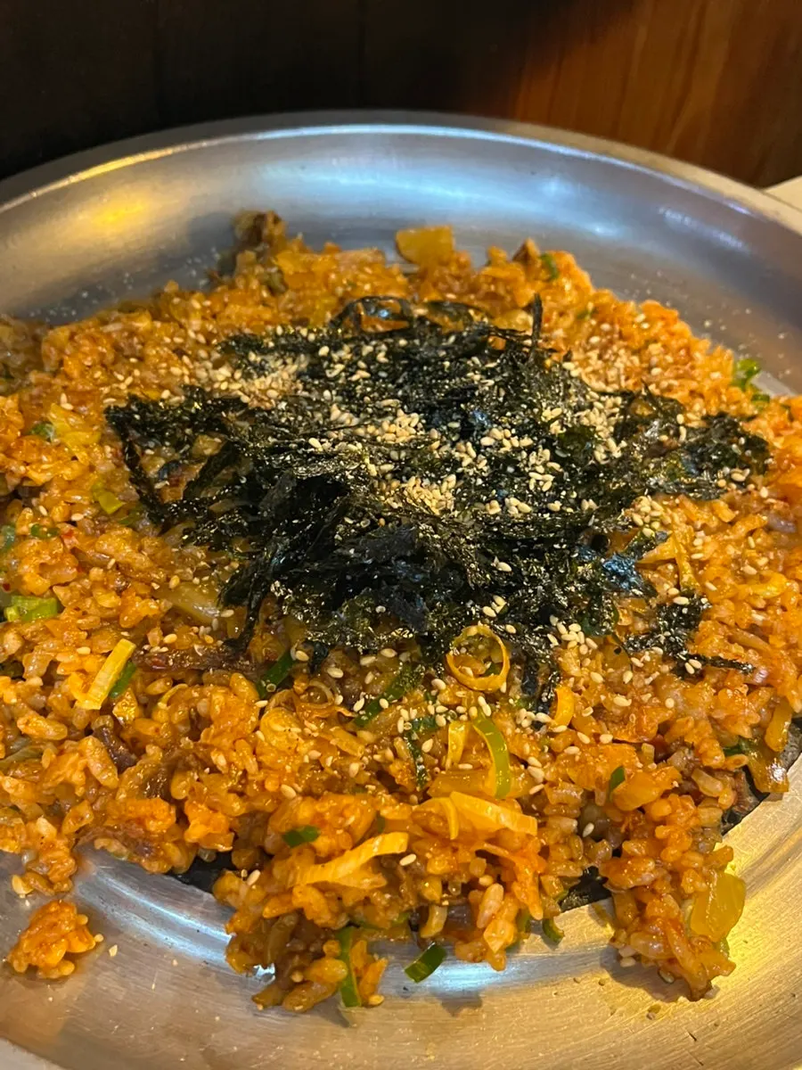 Close-up of the grilled specialty cut