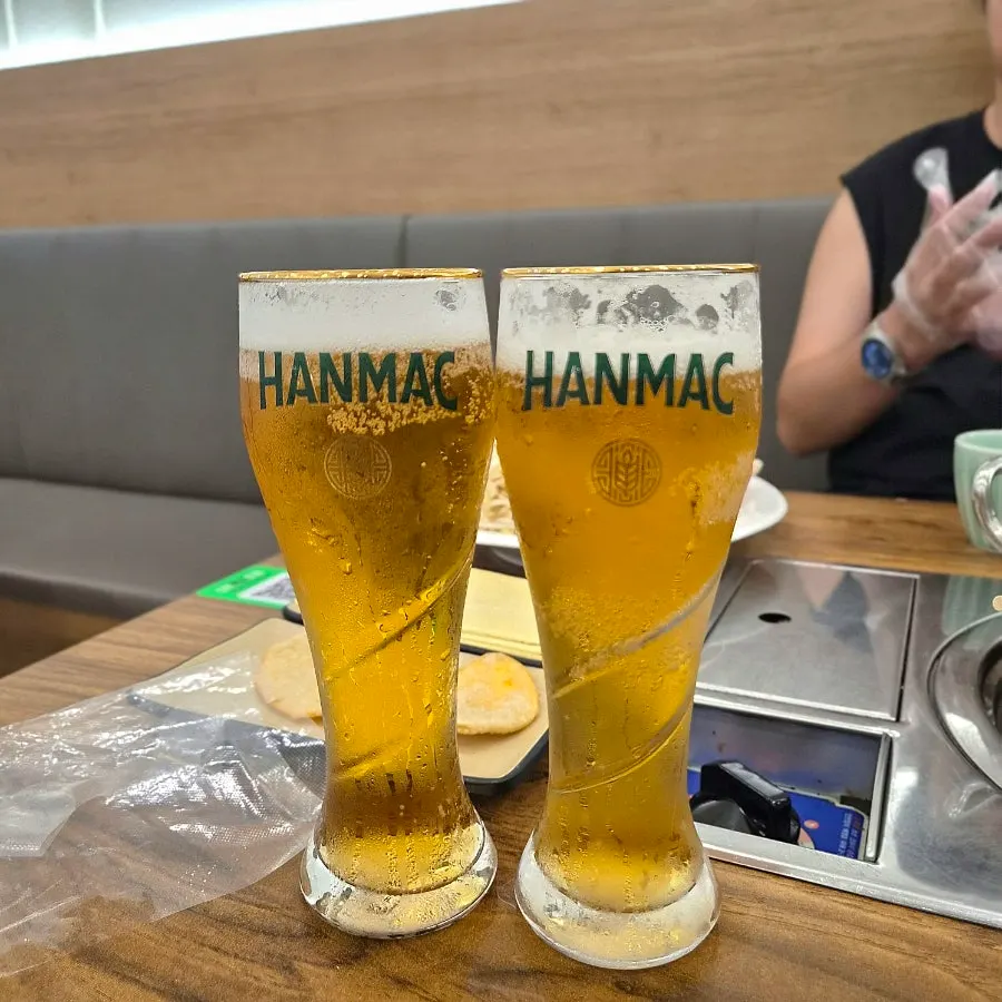 셀프 밥통에서 담은 밥