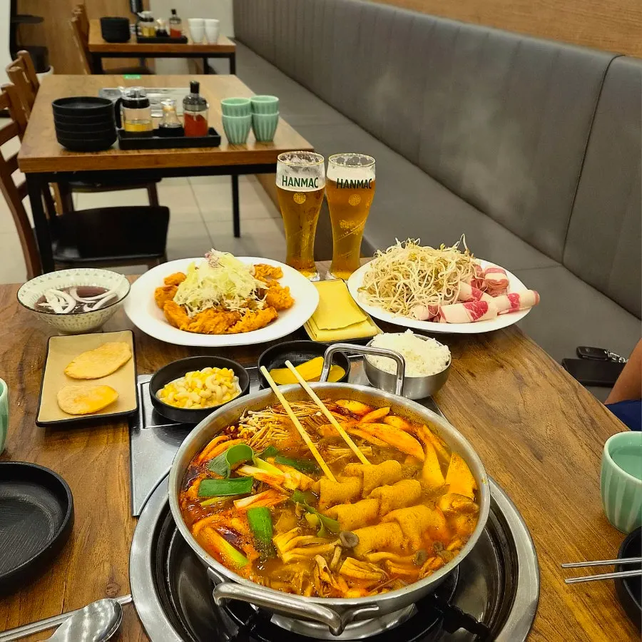 대야 그릇에 담겨 나온 손수제비 짬뽕