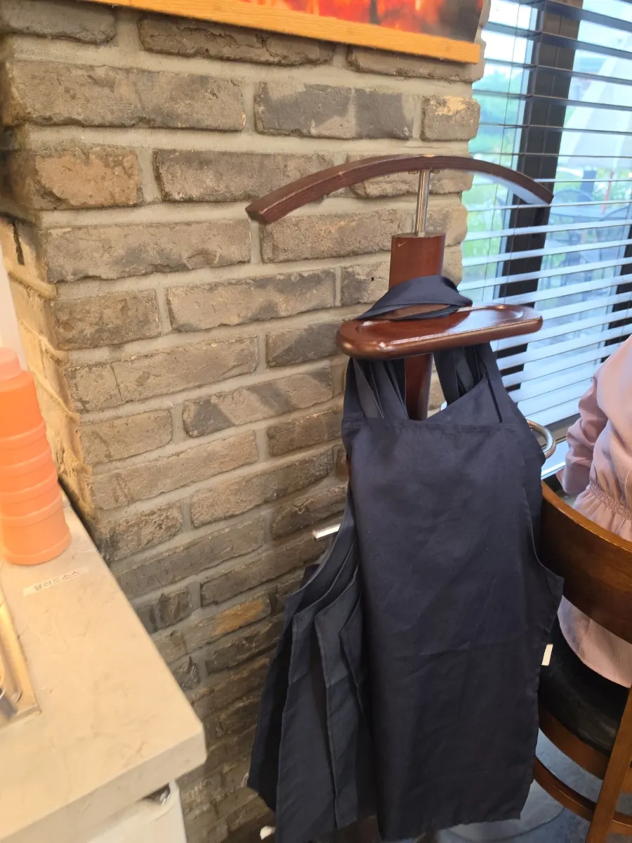 Aprons prepared for customers