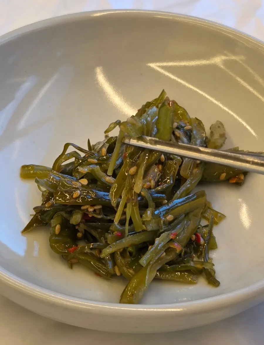 Close-up of basic side dish plates