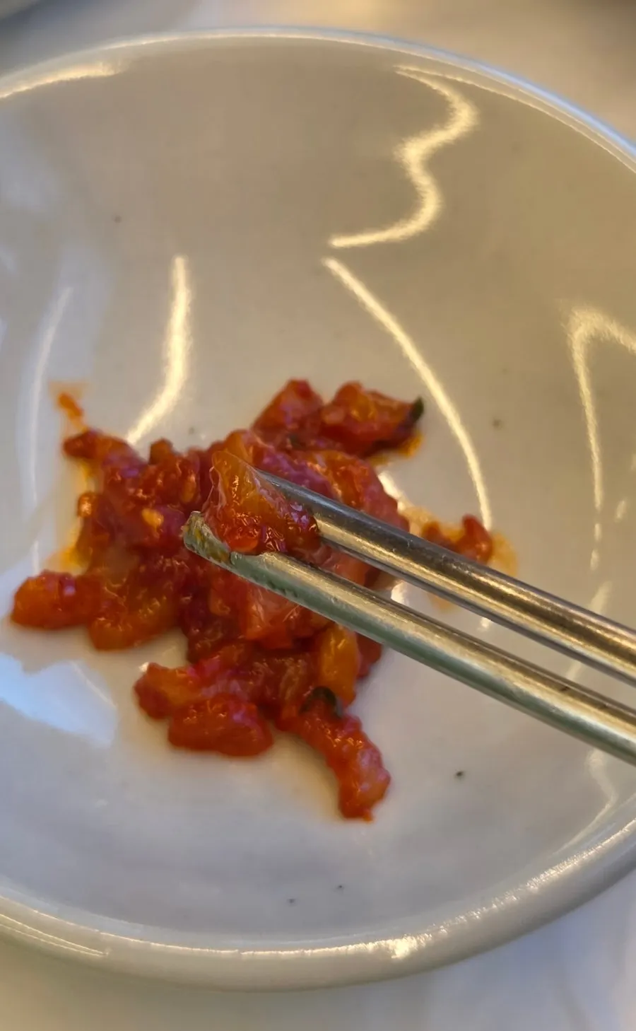 Kimchi side dish