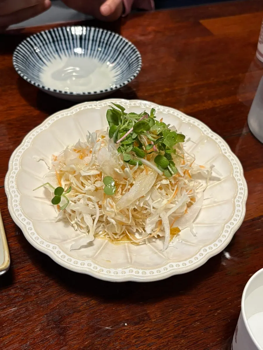 Basic cabbage salad side dish