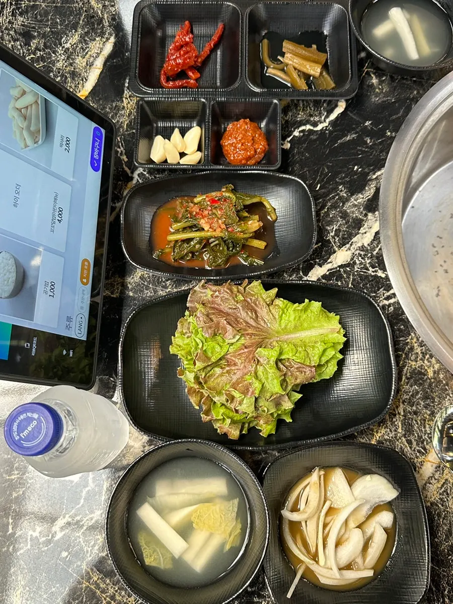 소금 양념 닭갈비 2인 세트 구성