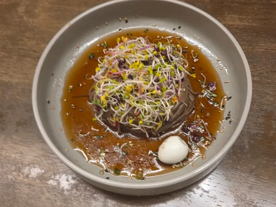Hyeondae Memil soy sauce buckwheat noodles