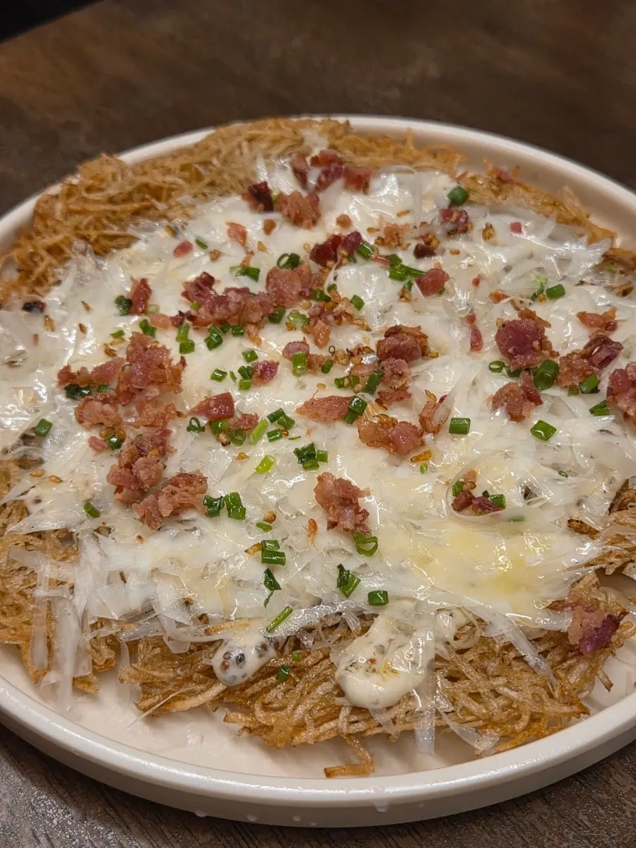 Strongly recommended potato pancake anju