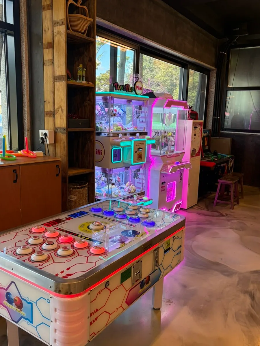 Inside the snack shop at Urban Slow City's management building