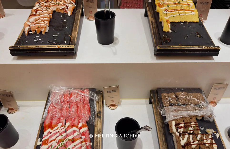 Food corner at the QooQoo Chuncheon Branch buffet