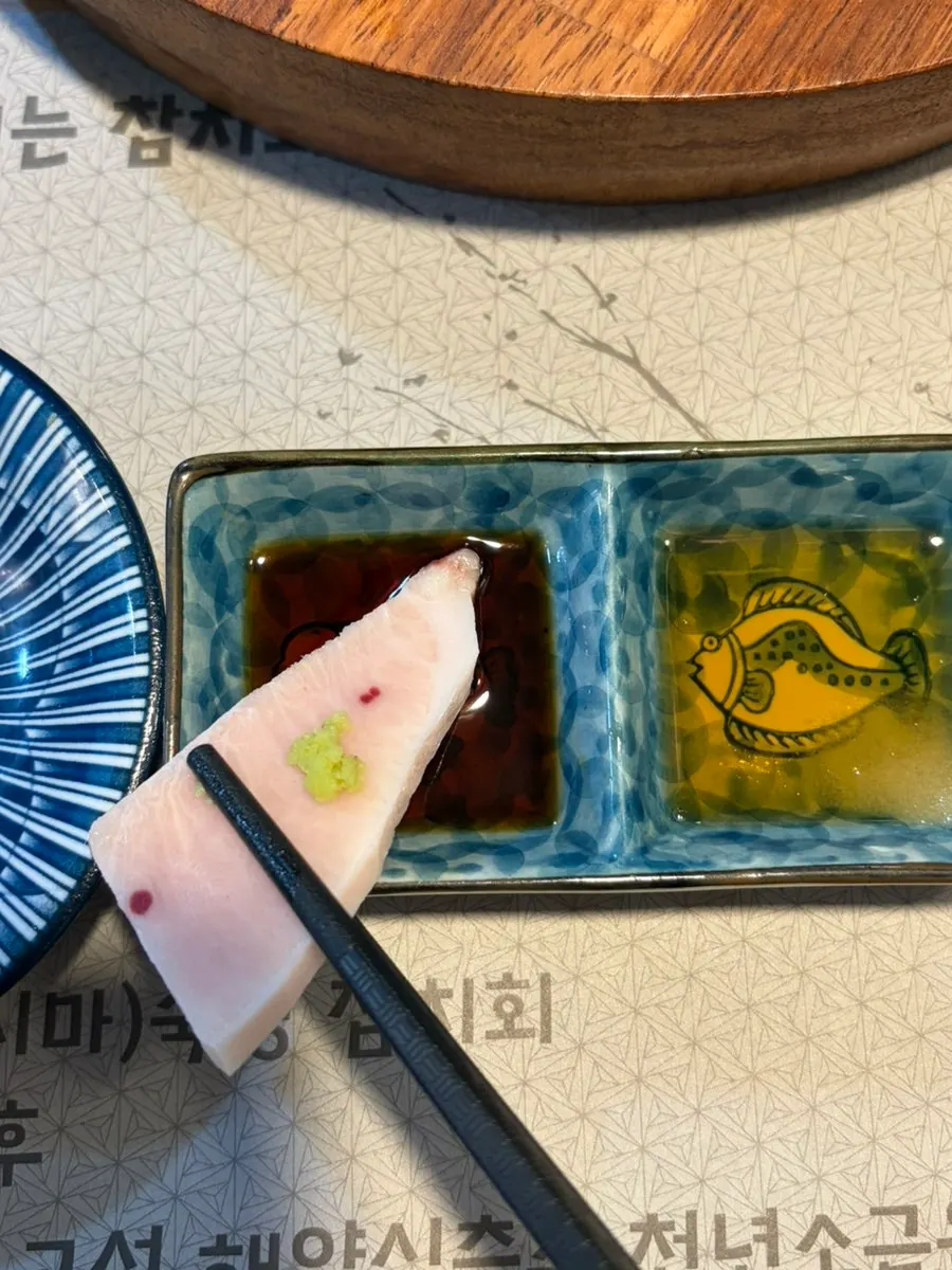 황새치와 눈다랑어 부위 참치