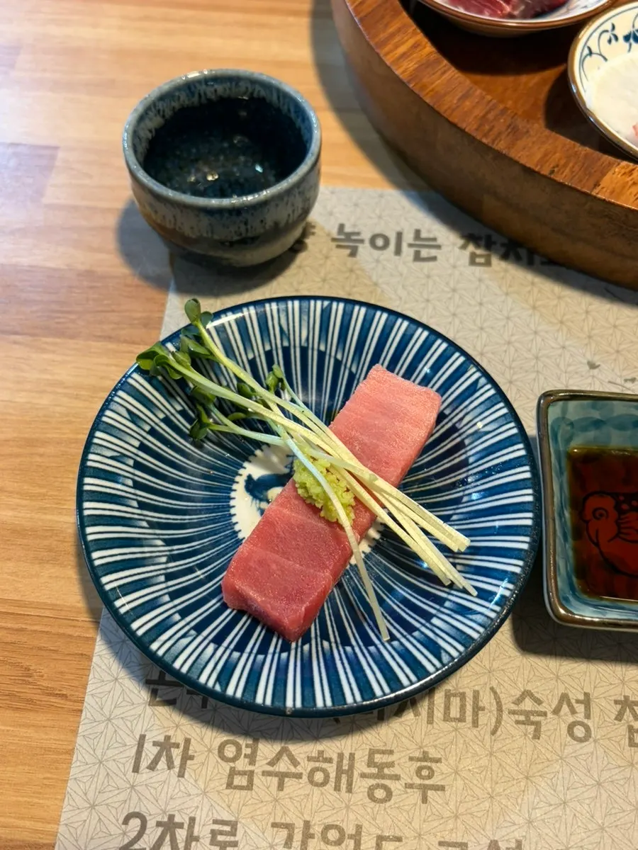 참치와 함께한 기념일 저녁 술상