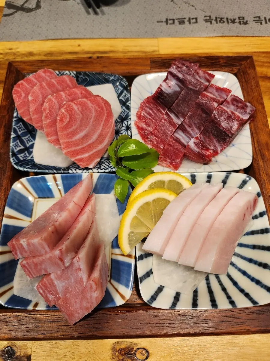 참치 코스 두 번째 리필