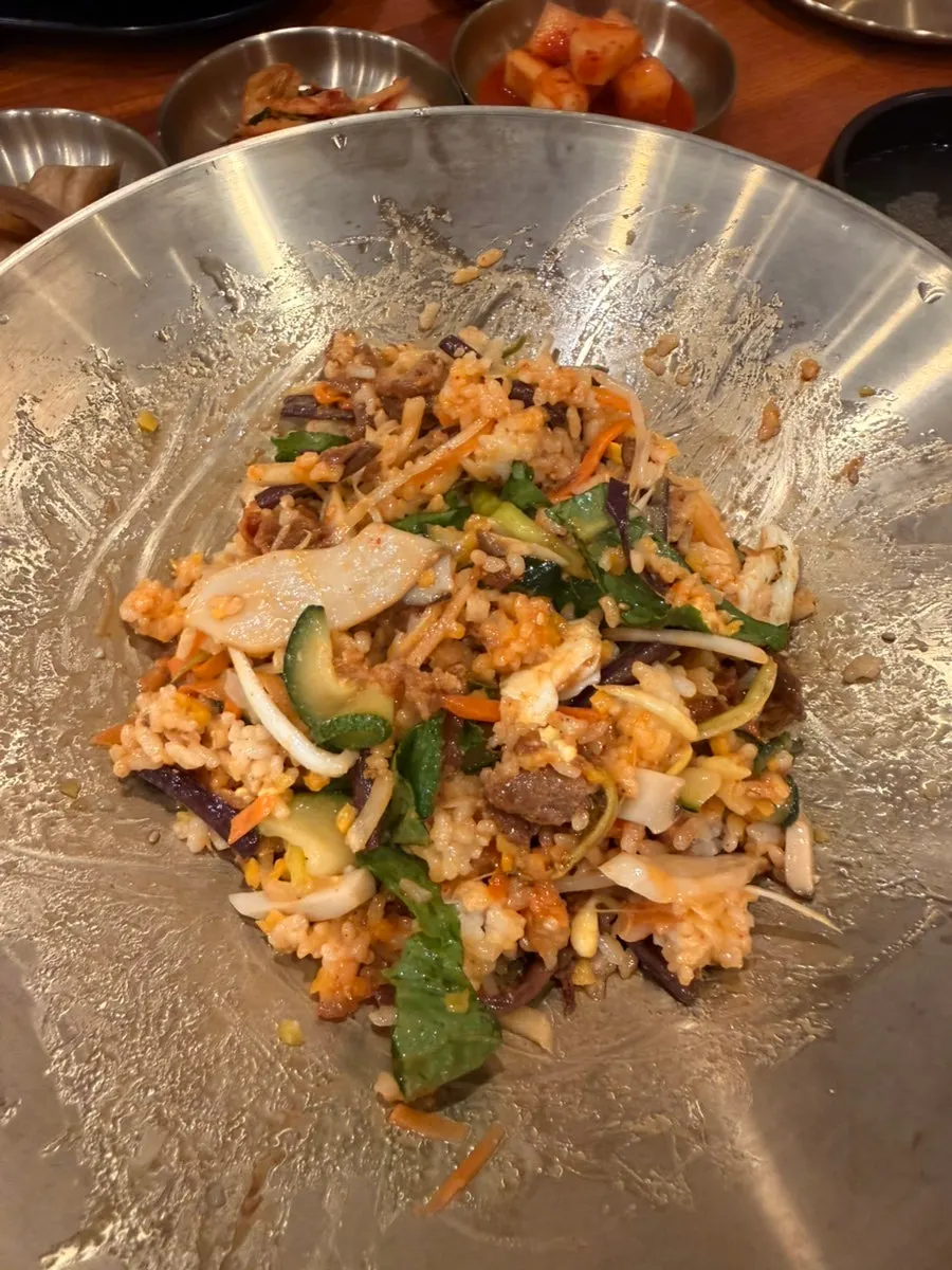 신비면옥 춘천명동점 상차림 마무리 컷