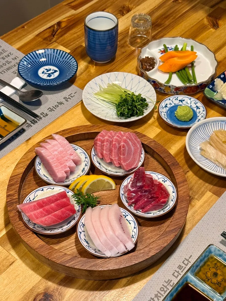 따뜻한 참치죽 첫 코스