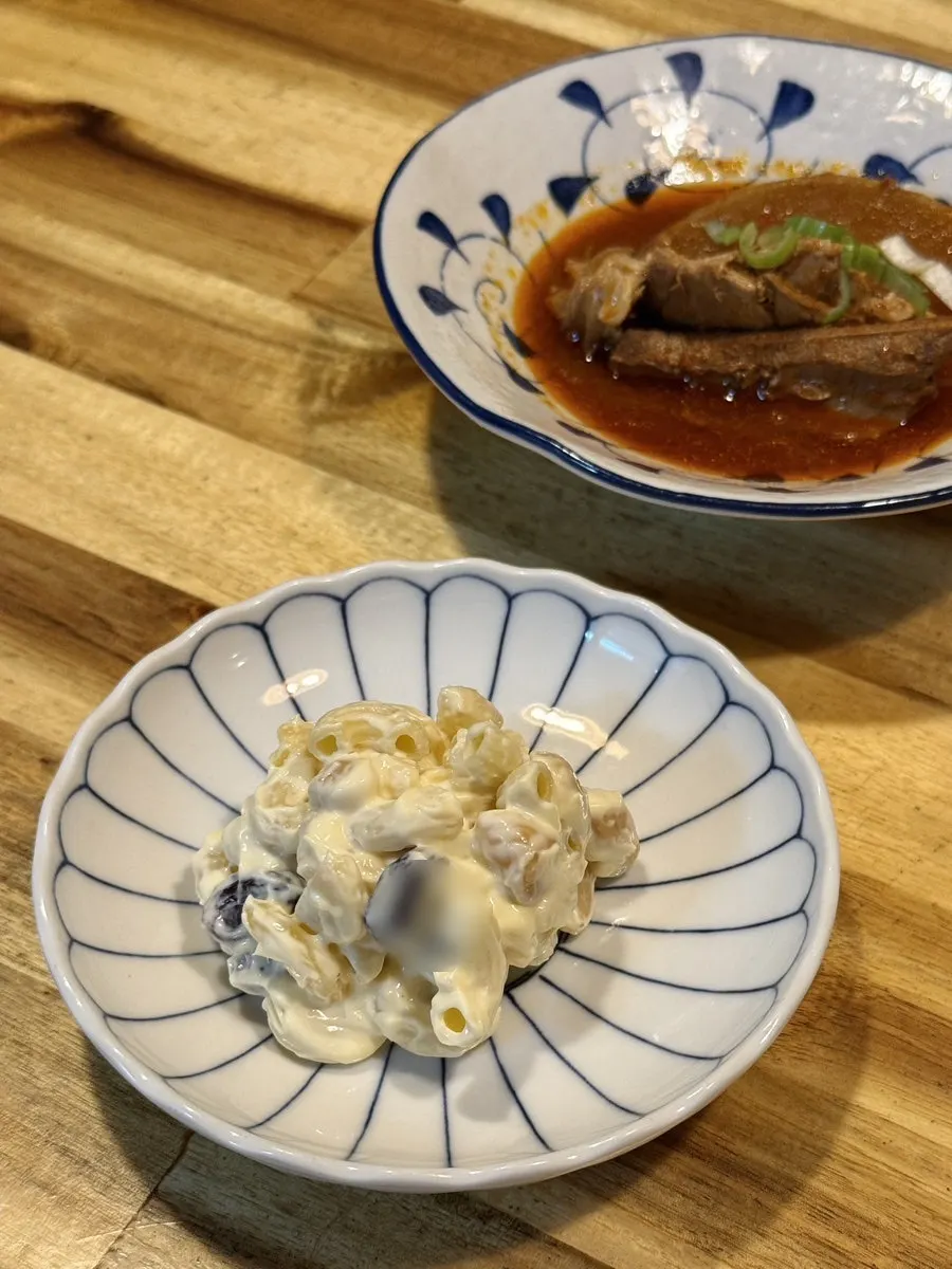 Tuna belly sushi with aged kimchi