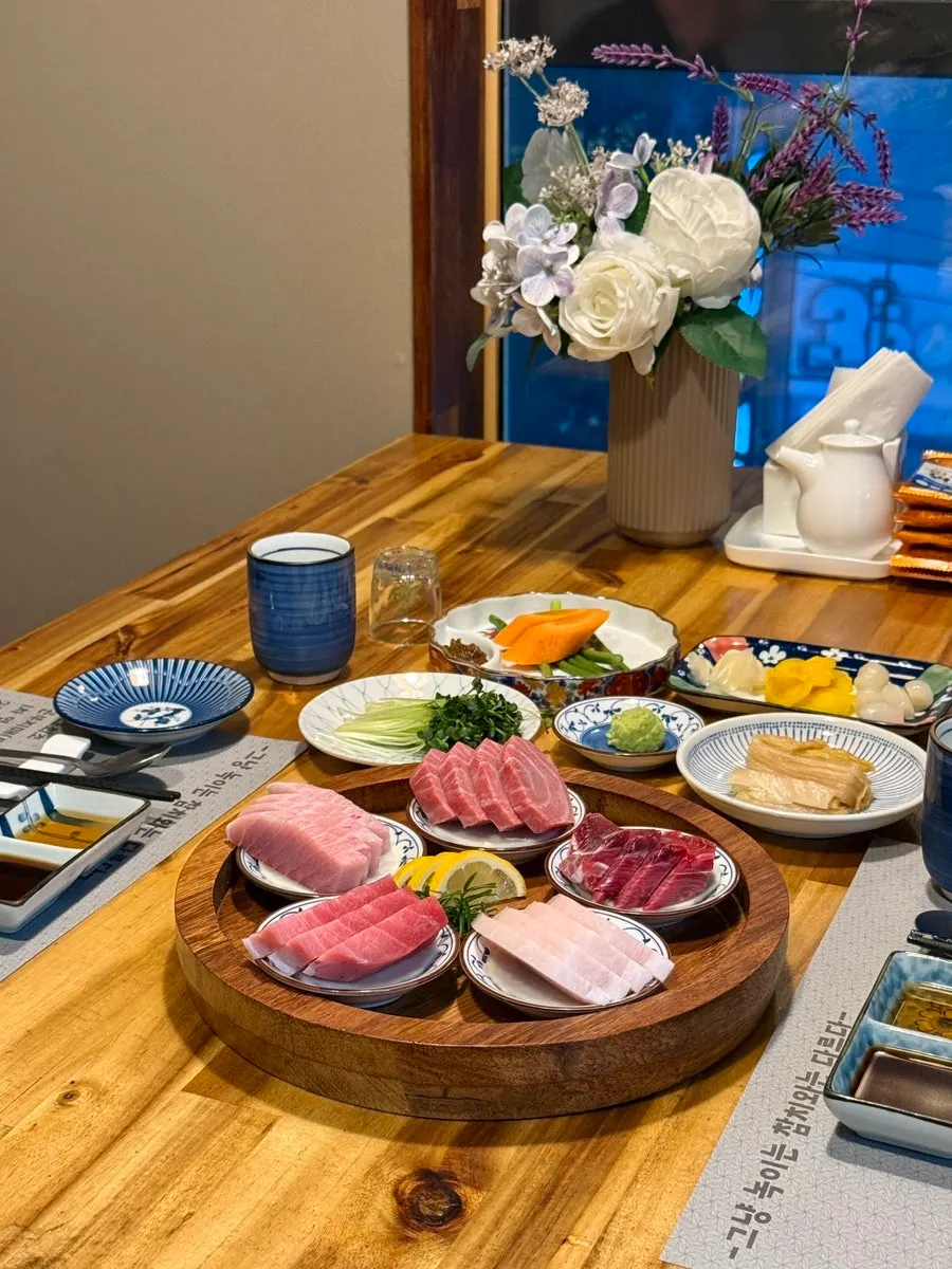 마구로참치 참치 코스요리