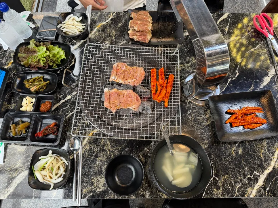 Deodeok for grilling included in the set
