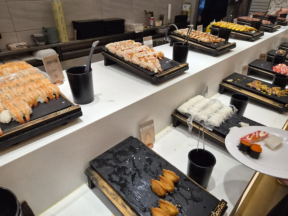 Photo before using the self-serve bar