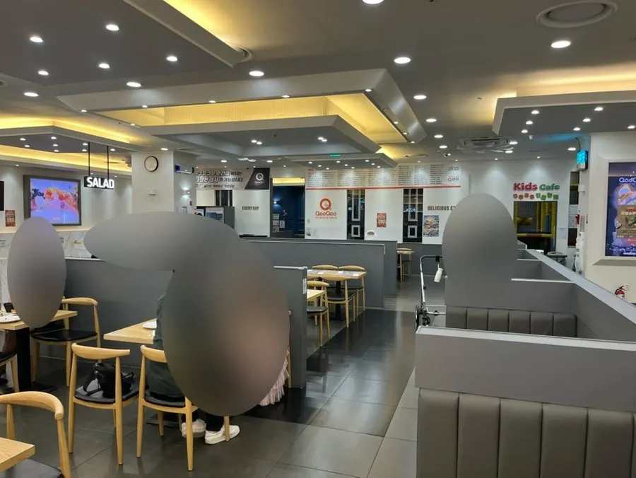 Restaurant interior with plenty of tables