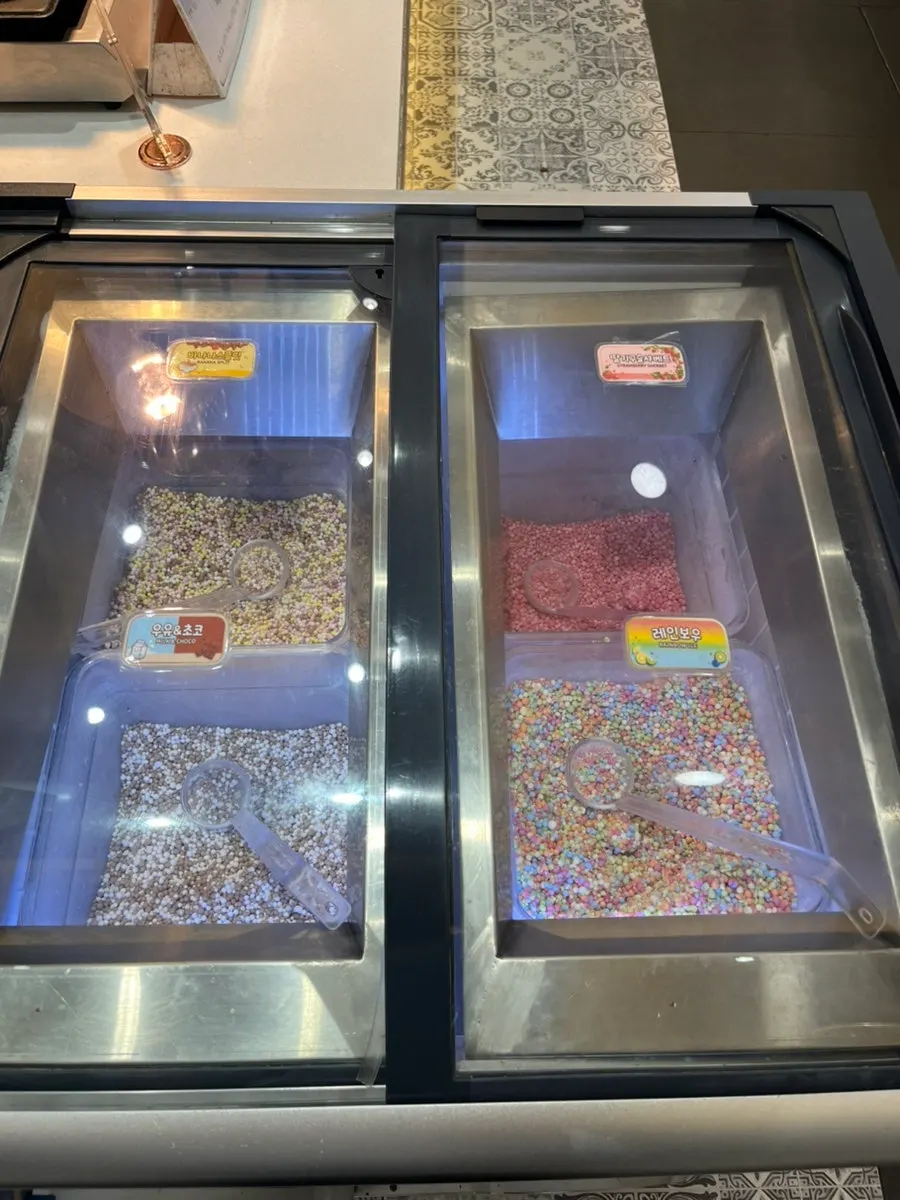 Bead ice cream that children enjoy