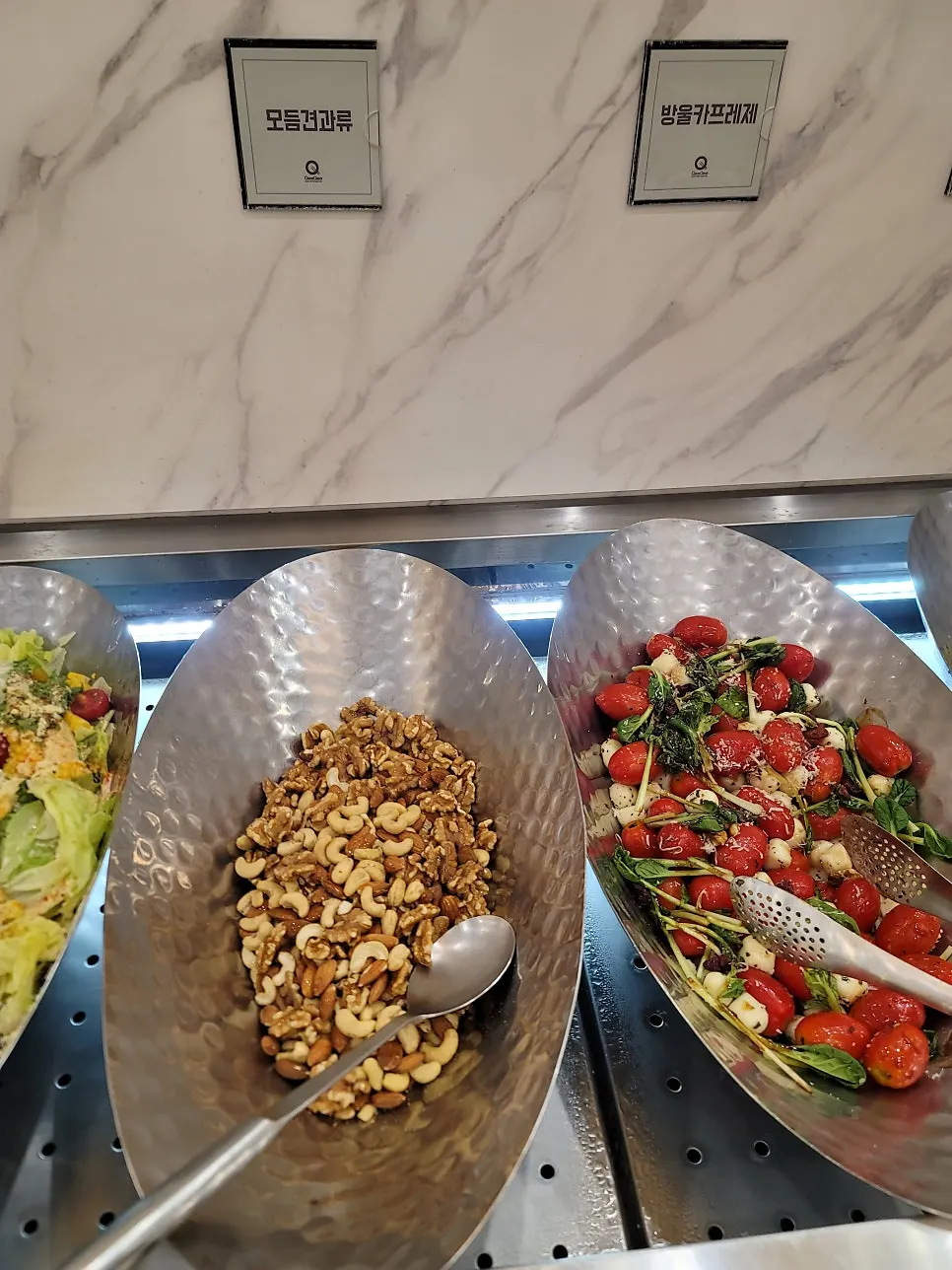 Sushi and seafood buffet dishes