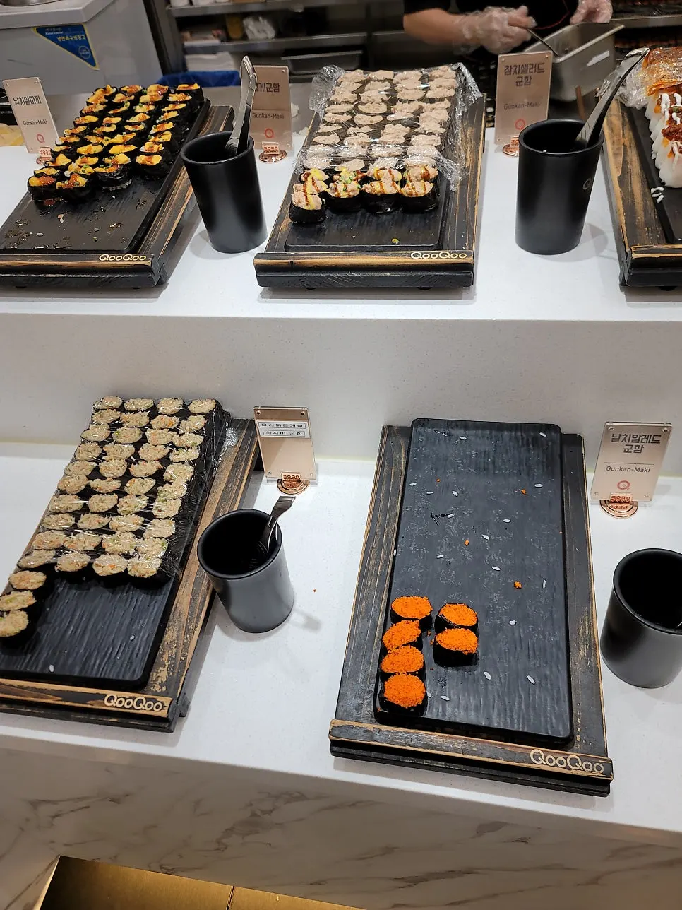 Made-to-order sushi live station