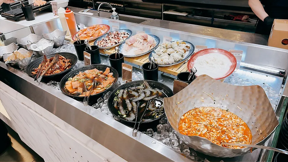 새우장·연어장 등 사이드 메뉴 코너