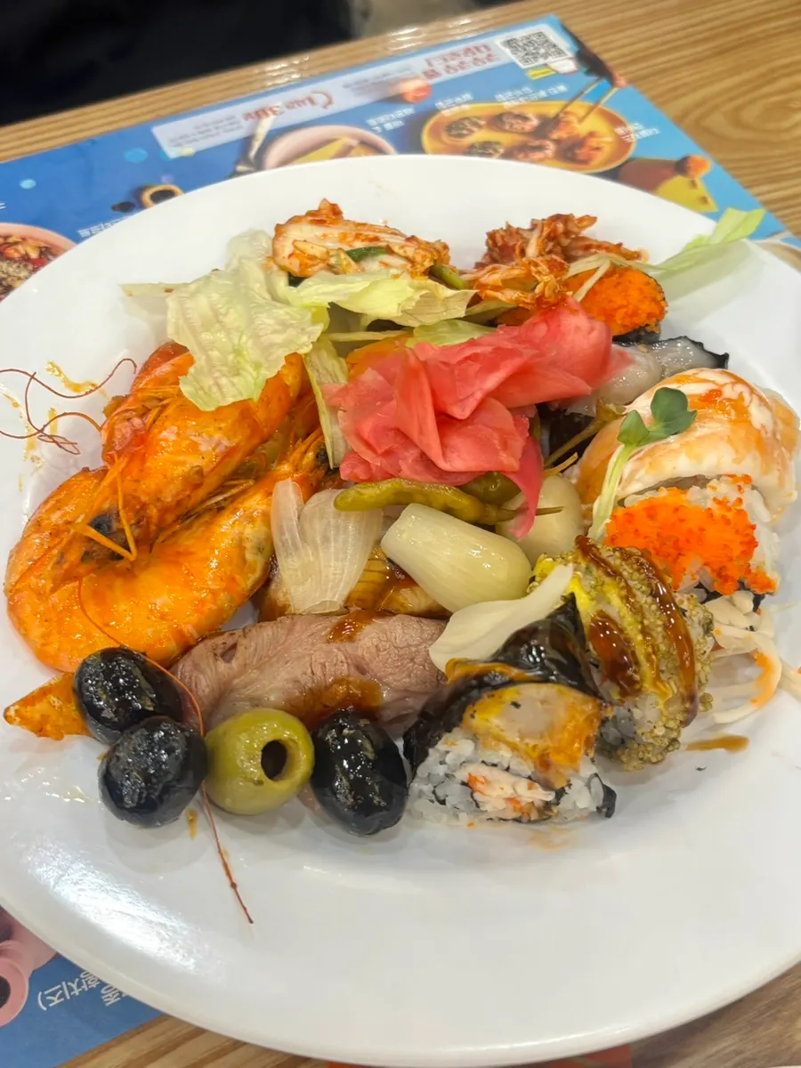 New sushi menu items from the food party theme