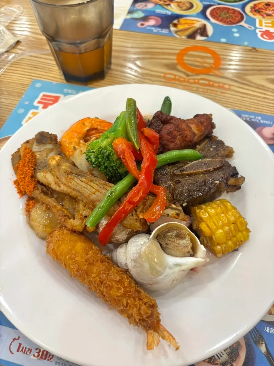 A plate brought back from QooQoo Chuncheon Branch