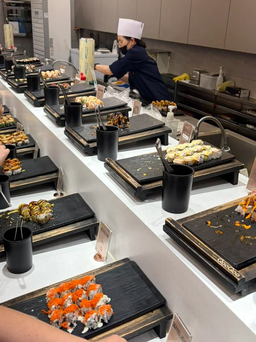 Sushi corner at QooQoo Chuncheon Branch