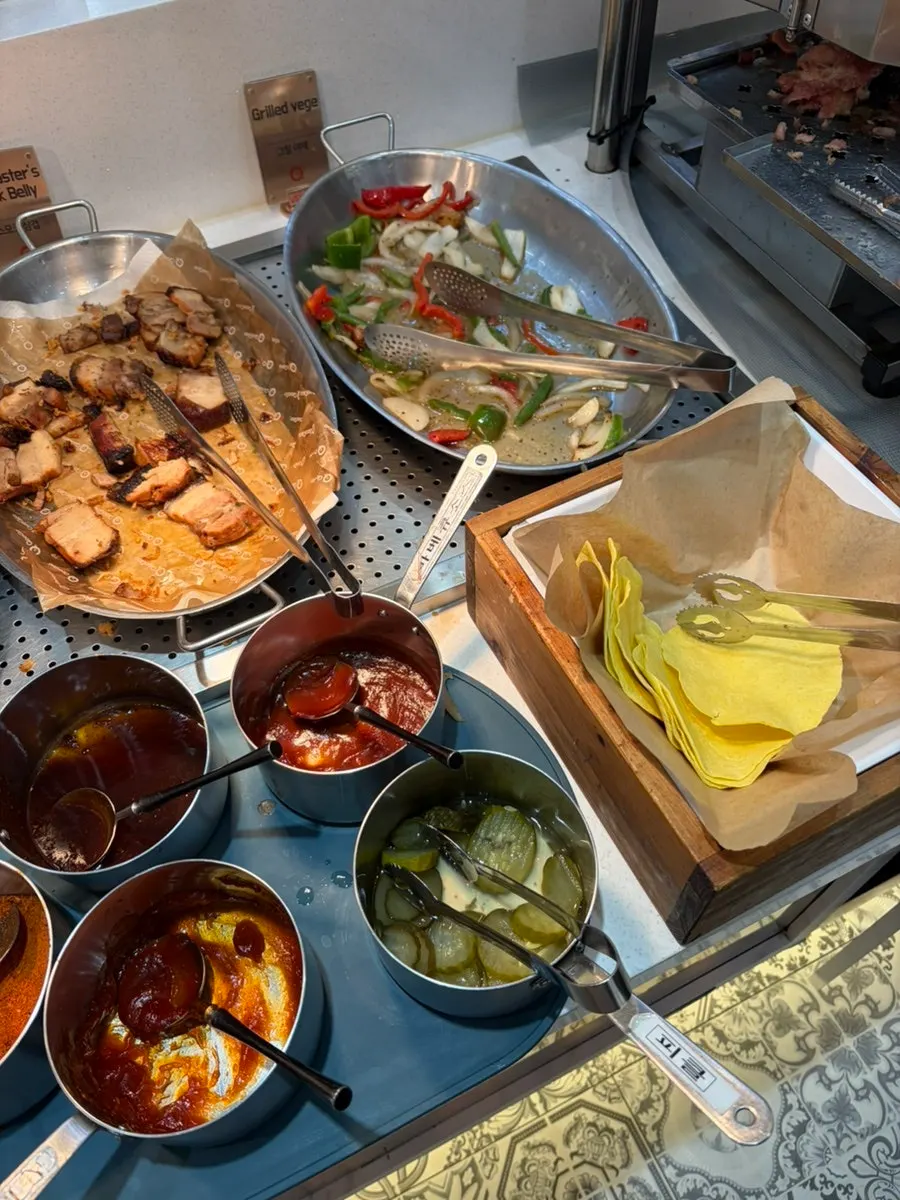 A plate of food from QooQoo Chuncheon Branch