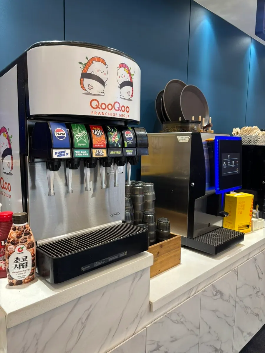 Ice cream corner with gelato and marble ice cream