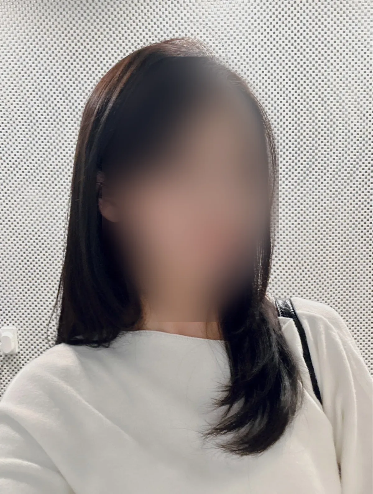 Hair and makeup finished with a natural C-curl blow-dry