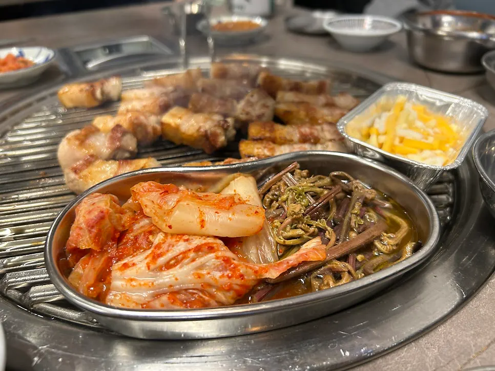 Two portions of thick-cut meat