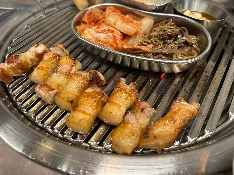 Complimentary sundubu-jjigae