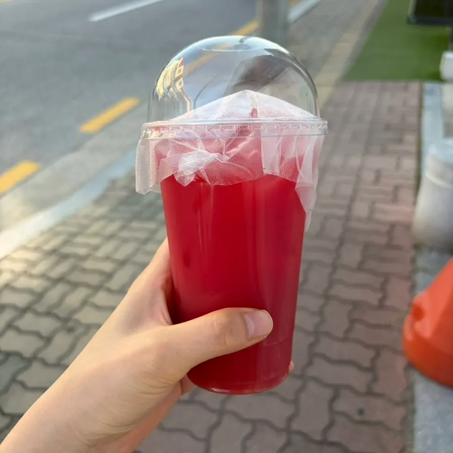 집에서 꺼낸 포장 메뉴들
