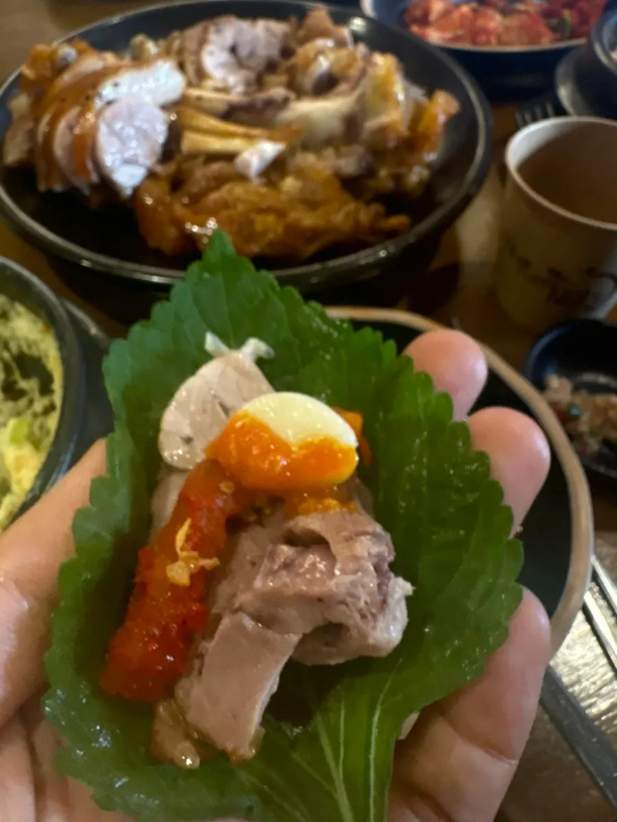 다양한 조합으로 즐긴 족발