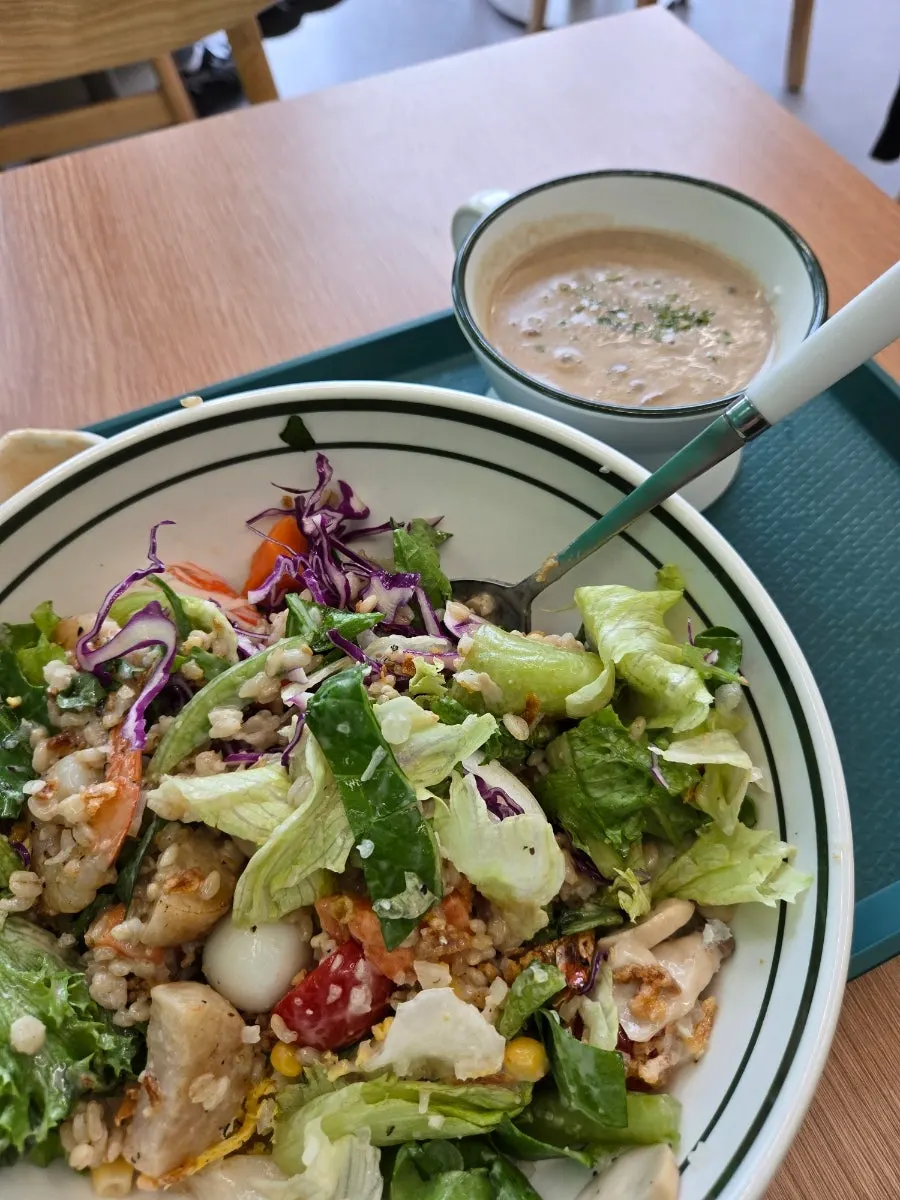 A bowl of seafood poke