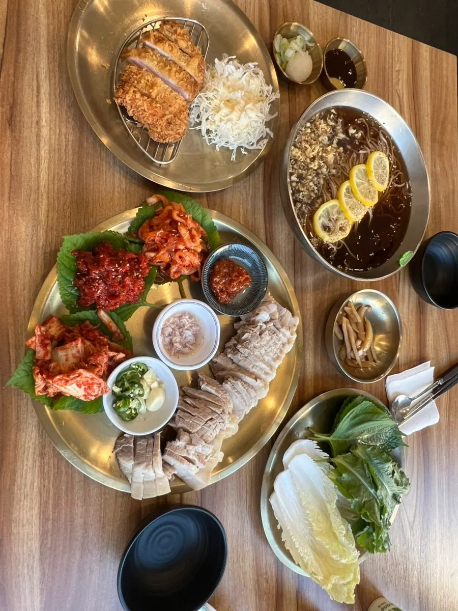 Tablet menu ordering at Nagwon-ui Soba