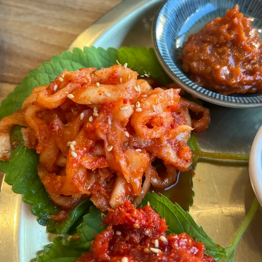 Bossam side dishes