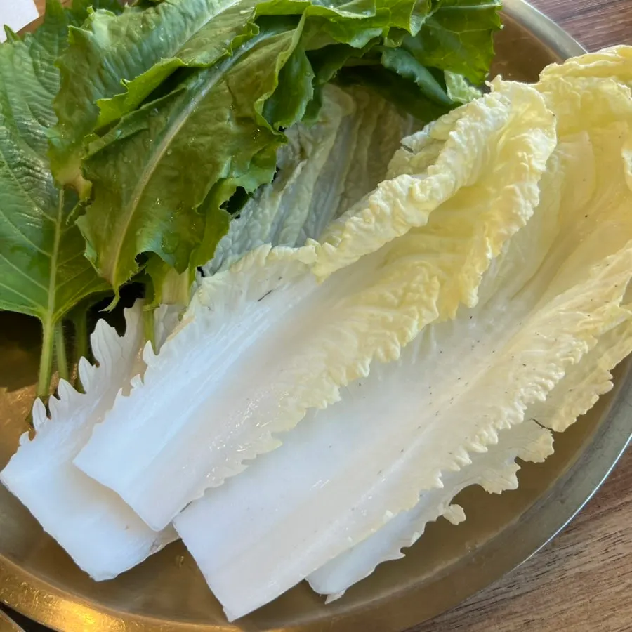 Bossam with bossam kimchi