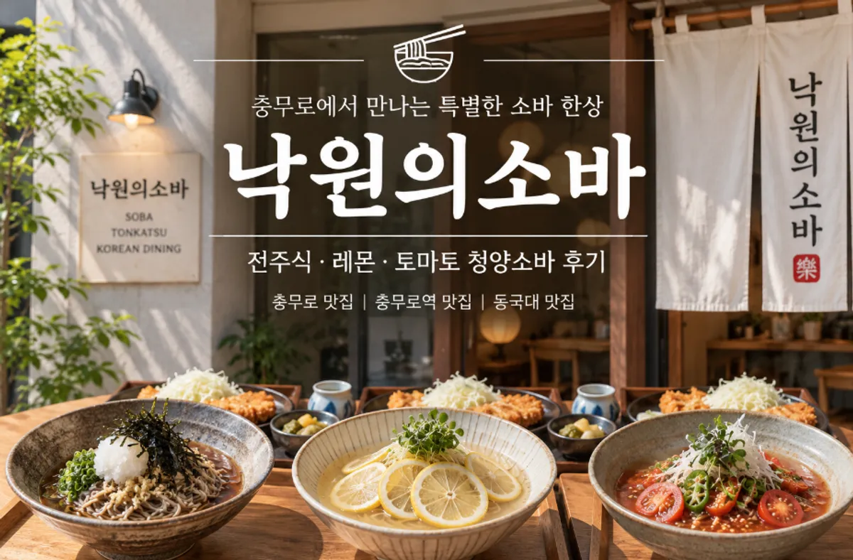 Main photo of Nagwon-ui Soba, a soba restaurant near Chungmuro Station